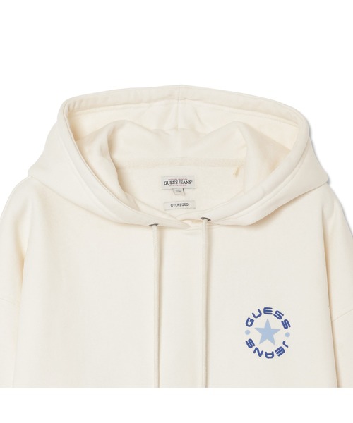 GUESS JEANS(ゲスジーンズ)の「GUESS JEANS Hood Os Star Sweat パーカー(パーカー・レディース・ホワイト系その他/ライトパープル・SMALL/MEDIUM/X-SMALL/LARGE)」の14枚目の写真