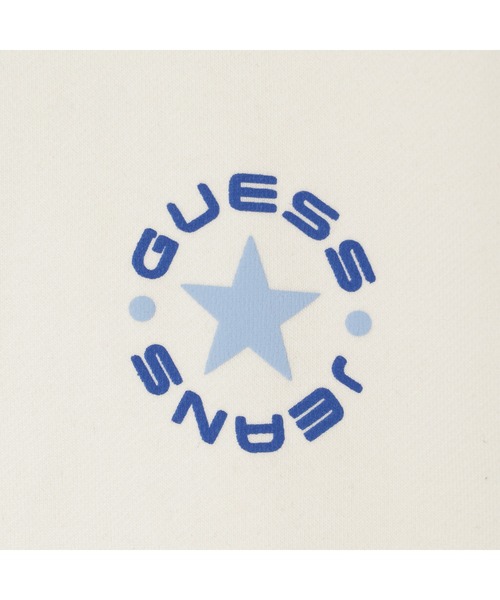GUESS JEANS(ゲスジーンズ)の「GUESS JEANS Hood Os Star Sweat パーカー(パーカー・レディース・ホワイト系その他/ライトパープル・SMALL/MEDIUM/X-SMALL/LARGE)」の5枚目の写真