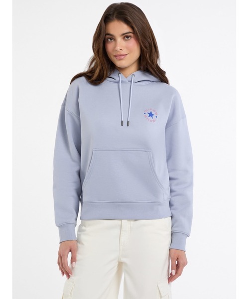 GUESS JEANS(ゲスジーンズ)の「GUESS JEANS Hood Os Star Sweat パーカー(パーカー・レディース・ホワイト系その他/ライトパープル・SMALL/MEDIUM/X-SMALL/LARGE)」の9枚目の写真