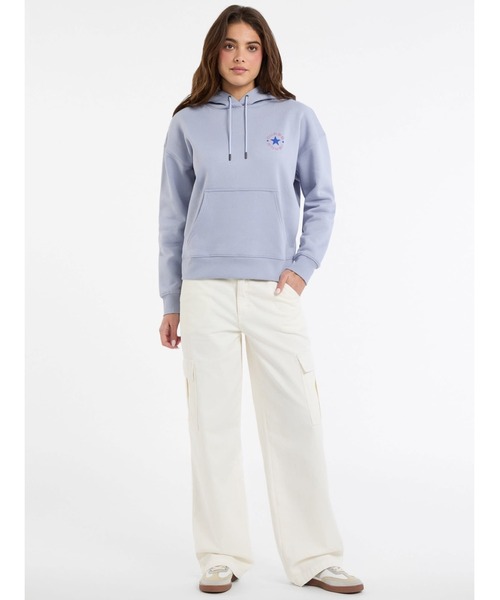 GUESS JEANS(ゲスジーンズ)の「GUESS JEANS Hood Os Star Sweat パーカー(パーカー・レディース・ホワイト系その他/ライトパープル・SMALL/MEDIUM/X-SMALL/LARGE)」の12枚目の写真