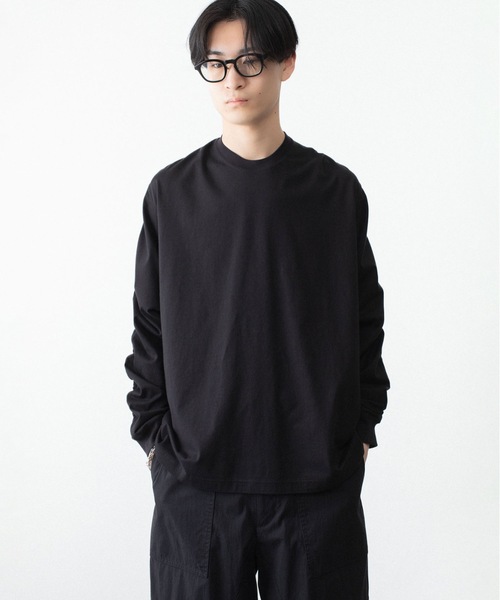 VEIN (ヴェイン)の「100/3 スエードジャージー ベッセル L/S TEE / 100/3 SUEDE JERSEY VESSEL L/S TEE(Tシャツ/カットソー・メンズ・ホワイト/ブラック・1/3/2)」の7枚目の写真