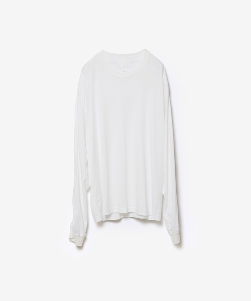 VEIN (ヴェイン)の「100/3 スエードジャージー ベッセル L/S TEE / 100/3 SUEDE JERSEY VESSEL L/S TEE(Tシャツ/カットソー・メンズ・ホワイト/ブラック・1/3/2)」の4枚目の写真