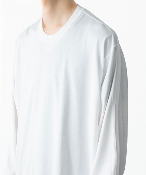 VEIN (ヴェイン)の「100/3 スエードジャージー ヴェゼル L/S TEE / 100/3 SUEDE JERSEY VESSEL L/S TEE(Tシャツ/カットソー・メンズ・ホワイト/ブラック・1/3/2)」の10枚目の写真