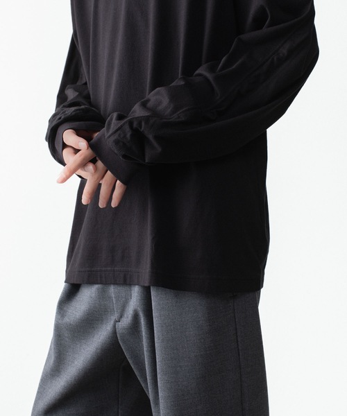 VEIN (ヴェイン)の「100/3 スエードジャージー ヴェゼル L/S TEE / 100/3 SUEDE JERSEY VESSEL L/S TEE(Tシャツ/カットソー・メンズ・ホワイト/ブラック・1/3/2)」の18枚目の写真