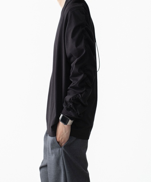 VEIN (ヴェイン)の「100/3 スエードジャージー ヴェゼル L/S TEE / 100/3 SUEDE JERSEY VESSEL L/S TEE(Tシャツ/カットソー・メンズ・ホワイト/ブラック・1/3/2)」の17枚目の写真