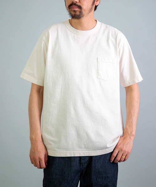 OMNIGOD（オムニゴッド）の「[ OMNIGOD mens / オムニゴッド ] 天竺 ショートスリーブポケットチューブTシャツ（Tシャツ/カットソー・メンズ・ホワイト/シルバー/コバルトブルー・2/4/3）」の2枚目の写真