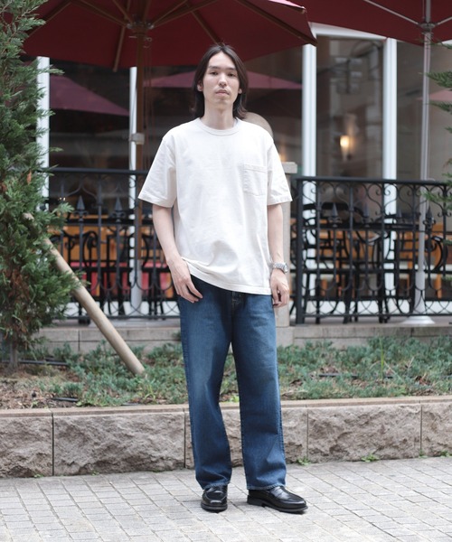 OMNIGOD（オムニゴッド）の「[ OMNIGOD mens / オムニゴッド ] 天竺 ショートスリーブポケットチューブTシャツ（Tシャツ/カットソー・メンズ・ホワイト/シルバー/コバルトブルー・2/4/3）」の9枚目の写真
