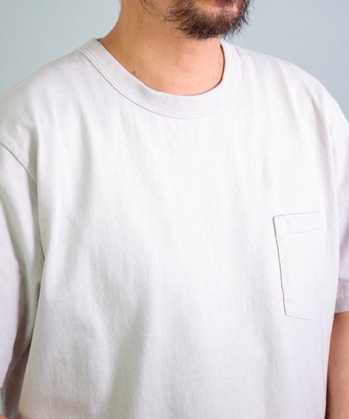 OMNIGOD（オムニゴッド）の「[ OMNIGOD mens / オムニゴッド ] 天竺 ショートスリーブポケットチューブTシャツ（Tシャツ/カットソー・メンズ・ホワイト/シルバー/コバルトブルー・2/4/3）」の12枚目の写真
