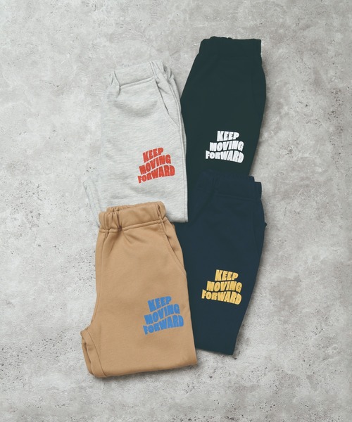 DILASH（ディラッシュ）の「ロゴ入りスウェットパンツ（スウェットパンツ・キッズ・ネイビー/ブラウン/ブラック/グレー・90/110/120/130/100）」の5枚目の写真