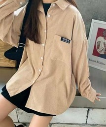 SallyLunn（サリーラン）の「コーデュロイ長袖カジュアルシャツ（シャツ/ブラウス）」