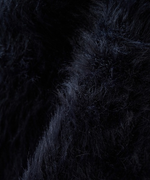 SHAREEF（シャリーフ）の「【SHAREEF】シャギーニットシャツ（シャツ/ブラウス・メンズ・ブラック/グレイッシュベージュ・1/2）」の6枚目の写真