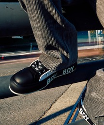 BOY LONDON（ボーイロンドン）の「【BOY LONDON】BOY MONO CANVAS HIGH-CUT SNEAKER（スニーカー）」