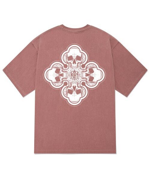 KAN6312(カン6312)の「KTPP0127 スカルダン322 ピグメント半袖Tシャツ - ピンク(Tシャツ/カットソー・メンズ・その他・MEDIUM/LARGE/X-LARGE)」の1枚目の写真