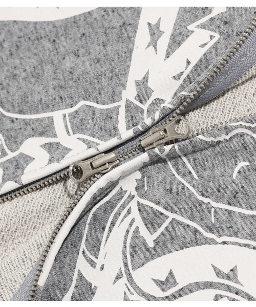 NICE GHOST CLUB(ナイスゴーストクラブ)の「CHAOS GIRL HOODIE ZIPUP_CHARCOAL(NG2FFUM481A)(パーカー・レディース・チャコール・SMALL/MEDIUM)」の5枚目の写真