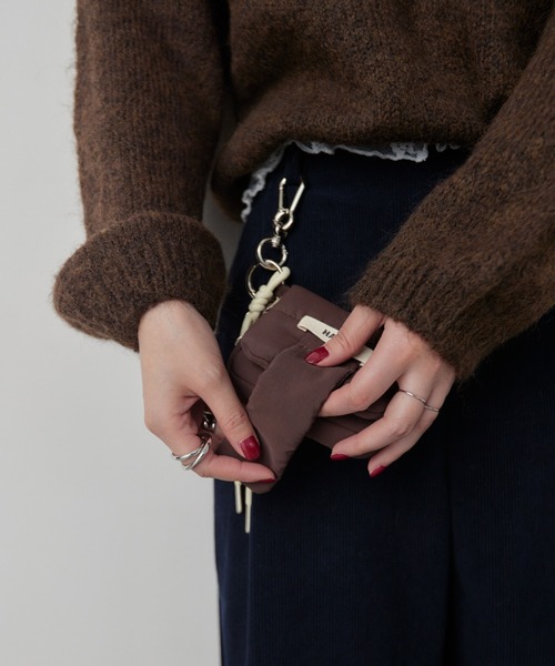 HANNE（アン）の「コンパクトポーチチャーム（ポーチ・レディース・ブラウン/ブラック・FREE）」の21枚目の写真