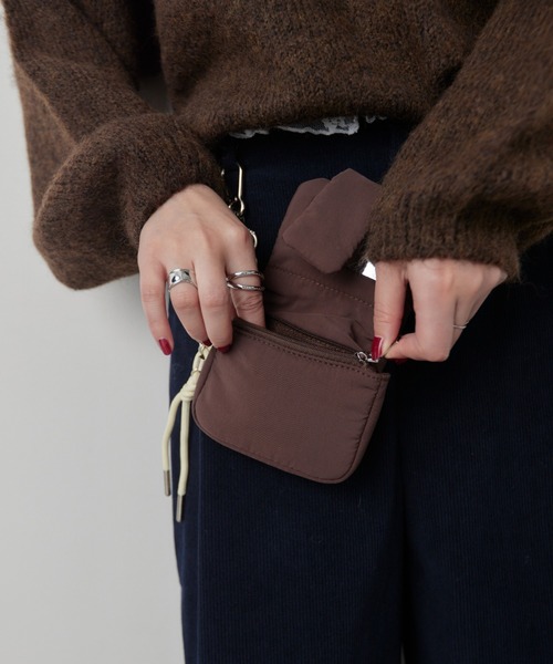 HANNE（アン）の「コンパクトポーチチャーム（ポーチ・レディース・ブラウン/ブラック・FREE）」の22枚目の写真