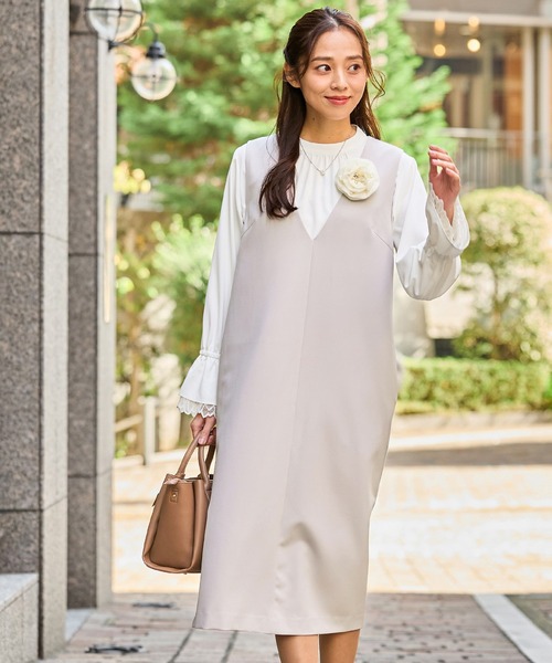 Honeys(ハニーズ)の「リボン風ハンドバッグ(ハンドバッグ・レディース・ブラック/ライトグレー/ライトブラウン/ラベンダー・FREE)」の14枚目の写真