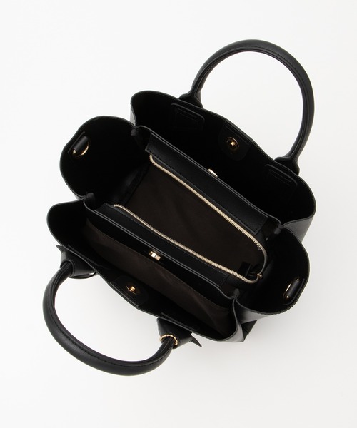 Honeys(ハニーズ)の「リボン風ハンドバッグ(ハンドバッグ・レディース・ブラック/ライトグレー/ライトブラウン/ラベンダー・FREE)」の17枚目の写真