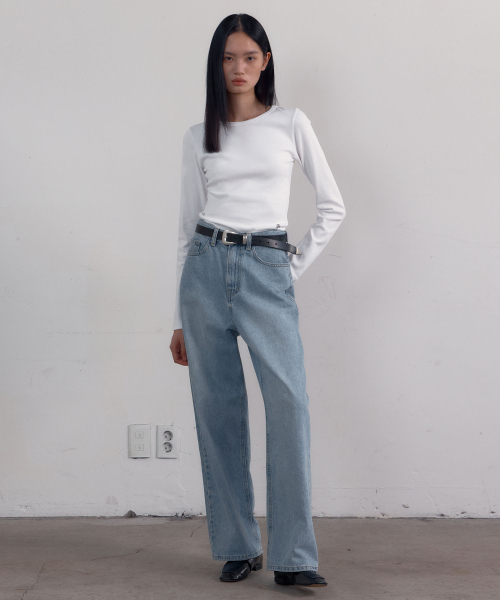 38COMEONCOMMON(38カモンコモン)の「Symbol Slim Long Sleeve T-Shirts (White)(Tシャツ/カットソー・レディース・その他・FREE)」の3枚目の写真