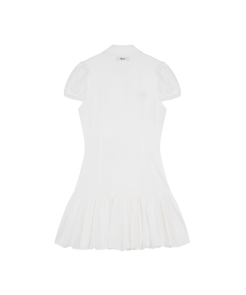 KASHIKO（カシコ）の「Puff Preppy Mini Dress White（ワンピース・レディース・その他・SMALL/MEDIUM）」の2枚目の写真