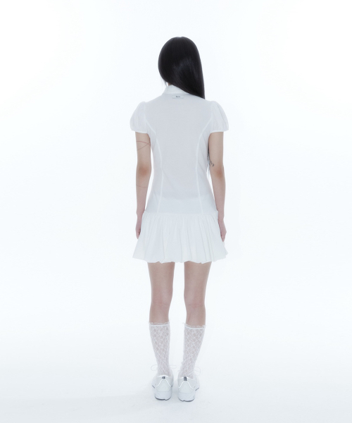 KASHIKO（カシコ）の「Puff Preppy Mini Dress White（ワンピース・レディース・その他・SMALL/MEDIUM）」の5枚目の写真