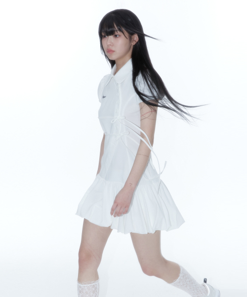 KASHIKO（カシコ）の「Puff Preppy Mini Dress White（ワンピース・レディース・その他・SMALL/MEDIUM）」の8枚目の写真