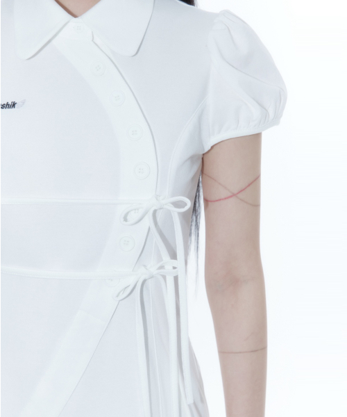 KASHIKO（カシコ）の「Puff Preppy Mini Dress White（ワンピース・レディース・その他・SMALL/MEDIUM）」の9枚目の写真