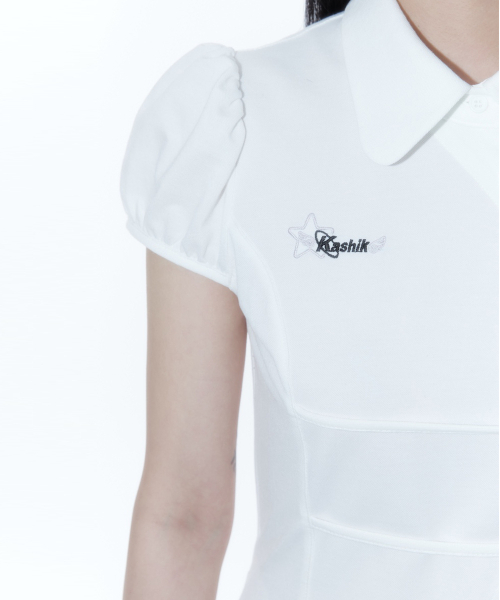 KASHIKO（カシコ）の「Puff Preppy Mini Dress White（ワンピース・レディース・その他・SMALL/MEDIUM）」の10枚目の写真