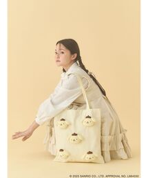 merry jenny | もこもこポムポムプリントート(トートバッグ)