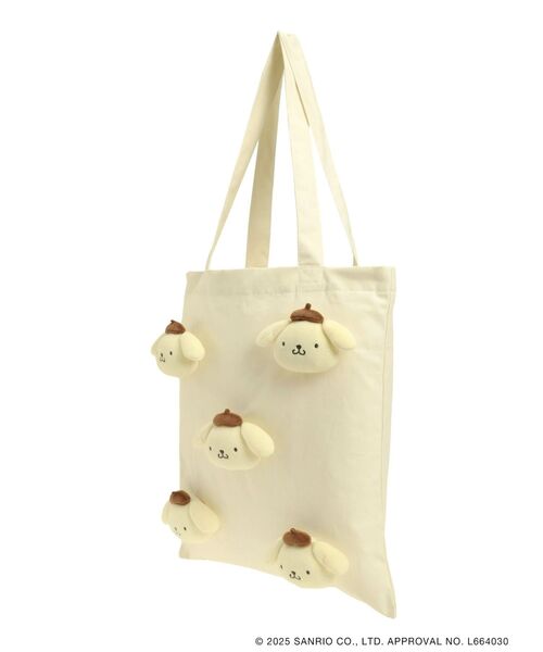 merry jenny（メリージェニー）の「もこもこポムポムプリントート（トートバッグ・レディース・イエロー・FREE）」の7枚目の写真