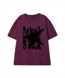 ディトロイトスター 半袖Tシャツ ワイン