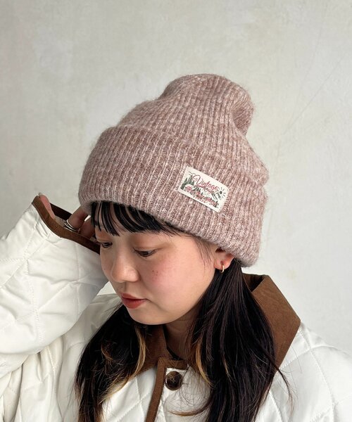 CPCM（シーピーシーエム）の「MIX糸ニット帽（キャップ・レディース・ベージュ/チャコールグレー/レッド/アイボリー・FREE）」の4枚目の写真