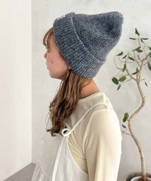 CPCM（シーピーシーエム）の「MIX糸ニット帽（キャップ・レディース・ベージュ/チャコールグレー/レッド/アイボリー・FREE）」の14枚目の写真