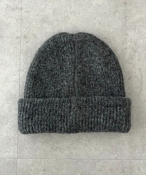 CPCM（シーピーシーエム）の「MIX糸ニット帽（キャップ・レディース・ベージュ/チャコールグレー/レッド/アイボリー・FREE）」の19枚目の写真