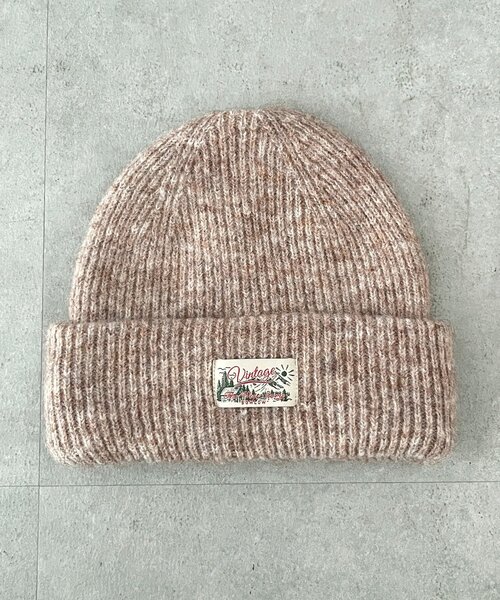 CPCM（シーピーシーエム）の「MIX糸ニット帽（キャップ・レディース・ベージュ/チャコールグレー/レッド/アイボリー・FREE）」の22枚目の写真