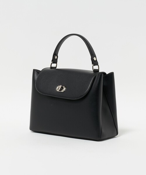 UNITED ARROWS（ユナイテッドアローズ）の「ダブルフェイス ワンハンドル バッグ（ハンドバッグ・レディース・ブラック/ベージュ・FREE）」の11枚目の写真