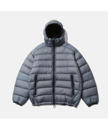 [AW25] HELIUM HOODED DOWN JACKET / SHEER DUSTY BLUE