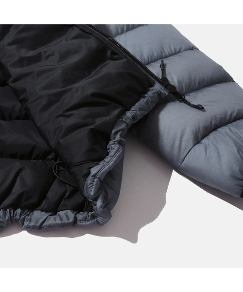 MOIF（モイフ）の「[AW25] HELIUM HOODED DOWN JACKET / SHEER DUSTY BLUE（ダウンジャケット/コート・メンズ・その他・2(M)/3(L)/1(S)）」の10枚目の写真