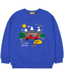 Union Garments（ユニオンガーメンツ）の「[Gimoh] Let's Camping Overfit Man to Man T-Shirt Blue（スウェット）」