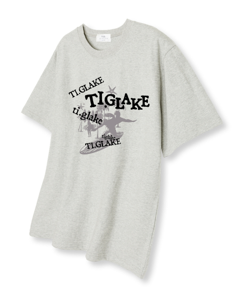 TI.GLAKE(ティーグレイク)の「ファームツリーサーフィン オーバーサイズ 半袖Tシャツ オートミール(Tシャツ/カットソー・レディース・その他・LARGE/X-LARGE/XX-LARGE)」の1枚目の写真