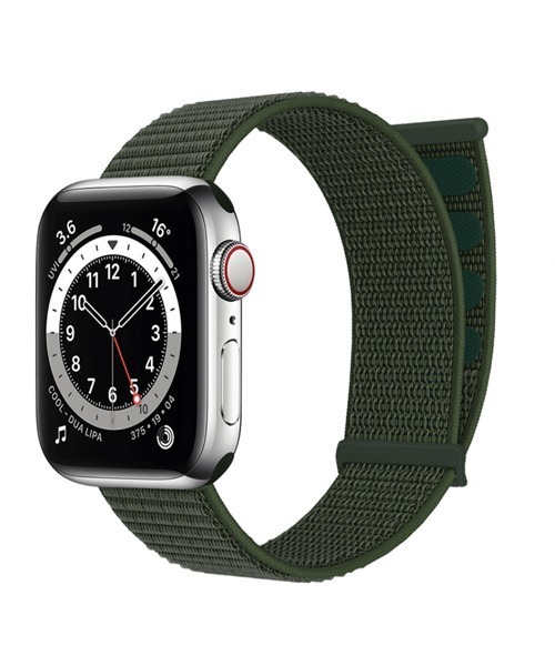 Fun & Daily（ファンアンドデイリー）の「Apple Watch スポーツナイロンバンド（デジタル腕時計・メンズ・カーキ/ブラック/オレンジ/ブルー/グレー/ピンク/パープル・A/B）」の3枚目の写真