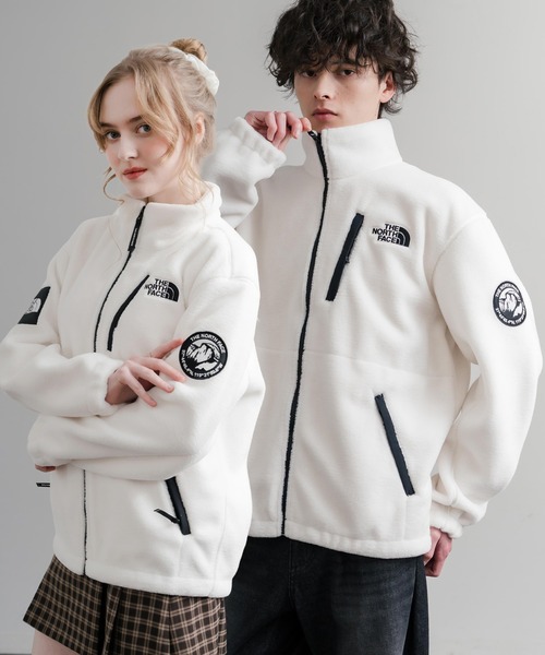 THE NORTH FACE（ザノースフェイス）の「新色追加 日本未展開モデル THE NORTH FACE ザ・ノースフェイス WHITE LABEL ホワイトレーベル RIMO FLEECE JACKET オーバーサイズスタンドカラーリモフリースジャケット（ブルゾン・メンズ・ブラック/アイボリー・L/S/M/XL/XXL）」の2枚目の写真