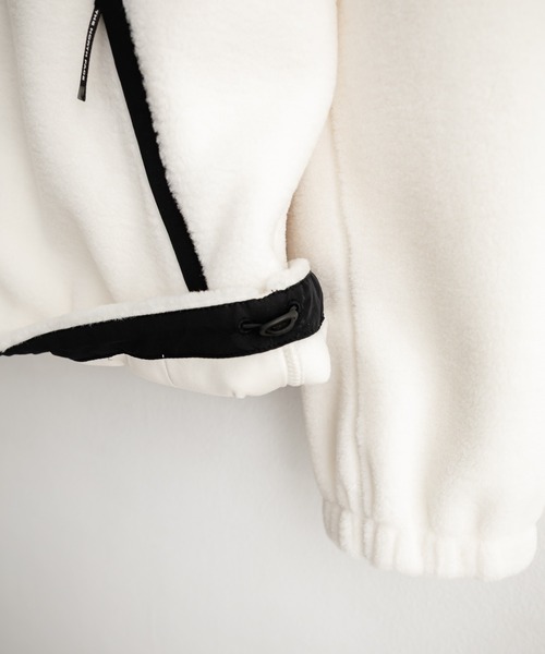 THE NORTH FACE（ザノースフェイス）の「新色追加 日本未展開モデル THE NORTH FACE ザ・ノースフェイス WHITE LABEL ホワイトレーベル RIMO FLEECE JACKET オーバーサイズスタンドカラーリモフリースジャケット（ブルゾン・メンズ・ブラック/アイボリー・L/S/M/XL/XXL）」の14枚目の写真