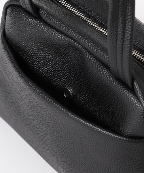 RAGEBLUE（レイジブルー）の「2WAY Synthetic Leather Shoulder Boston Bag / ミニボストンショルダーバッグ（ボストンバッグ・メンズ・ブラック/ブラウン・FREE）」の8枚目の写真