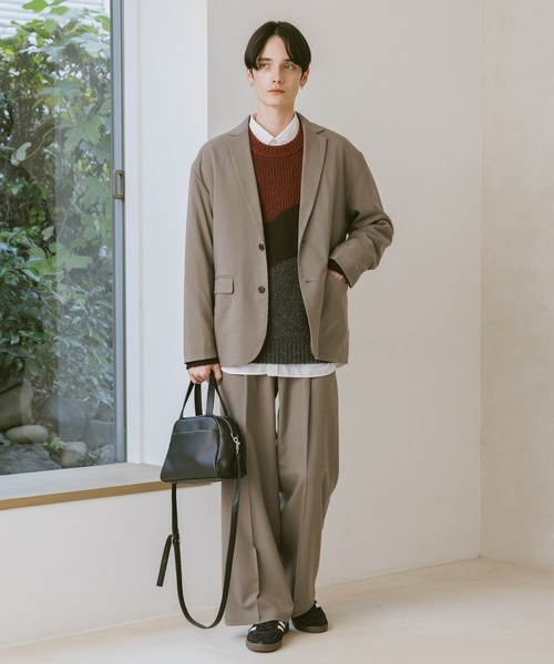 RAGEBLUE（レイジブルー）の「2WAY Synthetic Leather Shoulder Boston Bag / ミニボストンショルダーバッグ（ボストンバッグ・メンズ・ブラック/ブラウン・FREE）」の17枚目の写真