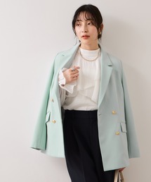 テーラードジャケット（グリーン・カーキ/緑色系・ダブル