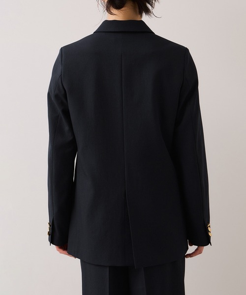 VIS（ビス）の「【美easy】コンフォート金ボタンジャケット/イージーケア・UVケア・セットアップ対応（テーラードジャケット・レディース・ネイビー/グレー/ライトグリーン/ベージュ・S/L/M）」の20枚目の写真