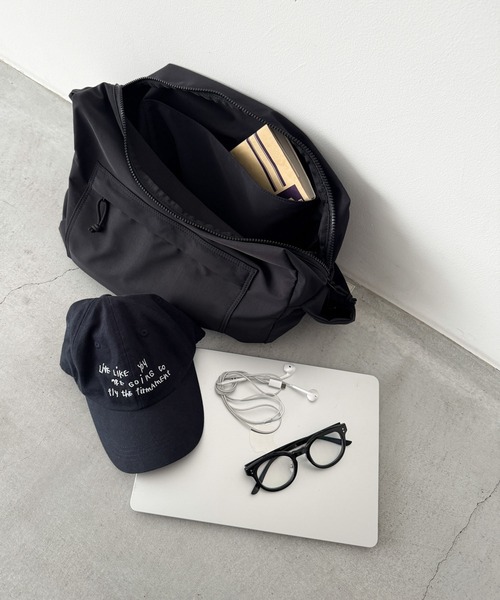 CANAL JEAN（キャナルジーン）の「Lakey Park　ナイロンメッセンジャーバッグ（メッセンジャーバッグ・レディース・ブラック・ONE SIZE）」の2枚目の写真