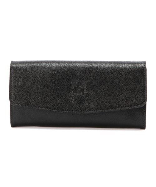 IL BISONTE（イルビゾンテ）の「IL BISONTE / ORIGINAL LEATHER / LONG WALLET（財布・レディース・グレー/ライトブラウン/ナチュラル/ネイビー/ブラック/オレンジ/ダークブラウン/グリーン/レッド/レンガ/オリーブ・FREE）」の2枚目の写真