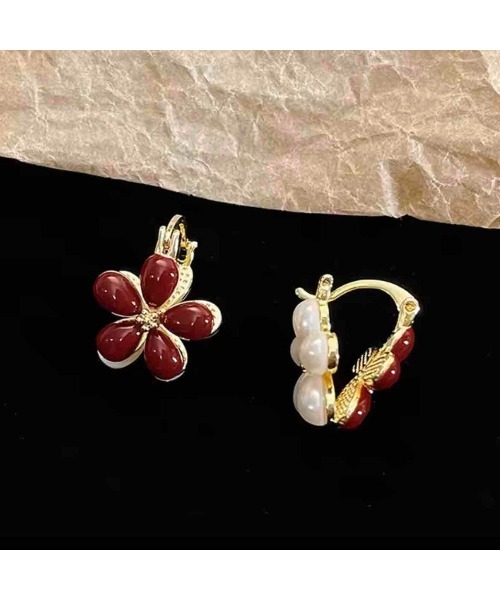 tone(トーン)の「【88eighty-eight】リバーシブルカラーフラワーレトロピアス【import】(MA)(ピアス(両耳用)・レディース・ゴールド・FREE)」の2枚目の写真